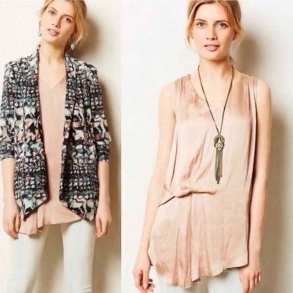 Anthropologie Dolan Left Coast Lokoya Tucked Tunic Sz. Small in Black - Picture 6 of 16